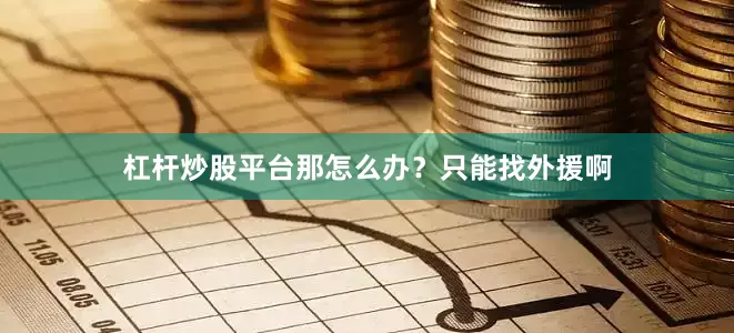 杠杆炒股平台那怎么办？只能找外援啊